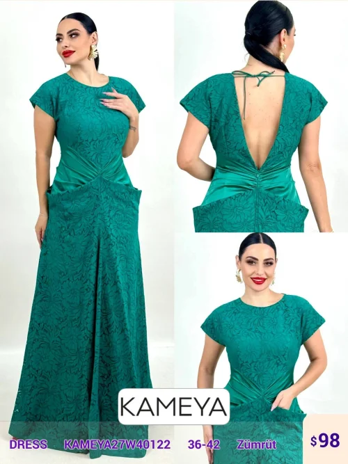 Платье KAMEYA (Emerald, модель KAMEYA27W40122) оптом