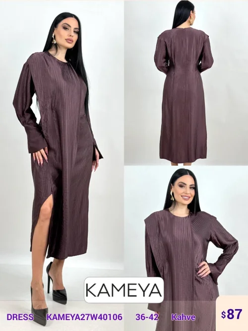 Платье KAMEYA (Brown, модель KAMEYA27W40106) оптом