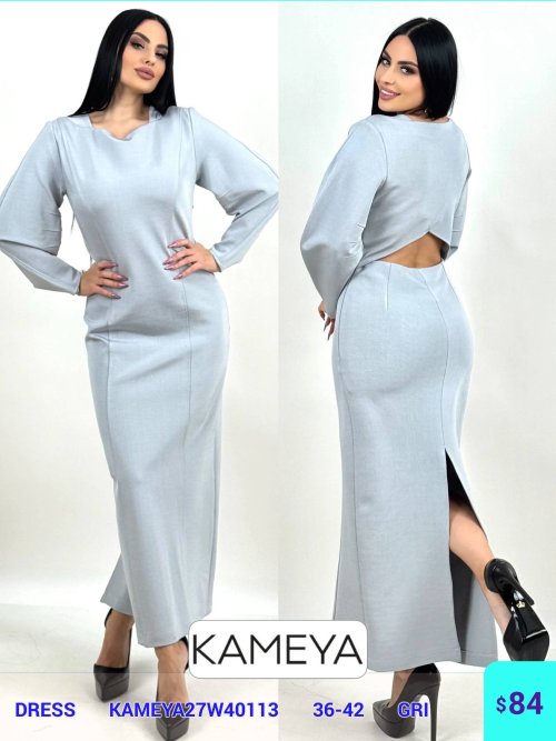 Платье KAMEYA (Серый, модель KAMEYA27W40113) оптом