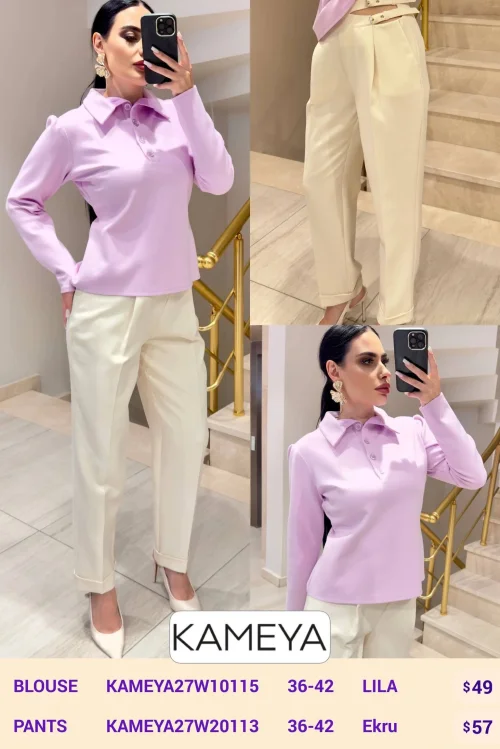 Блузка KAMEYA (Lilac, модель KAMEYA27W10115) оптом