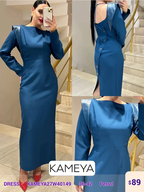 Платье KAMEYA (Turquoise, модель KAMEYA27W40149) оптом
