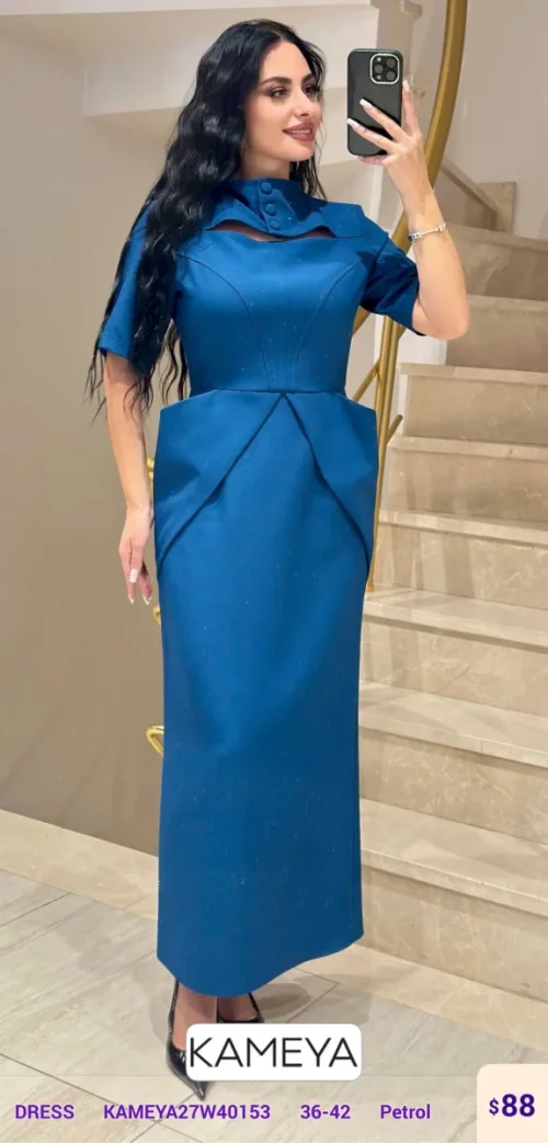 Платье KAMEYA (Turquoise, модель KAMEYA27W40153) оптом