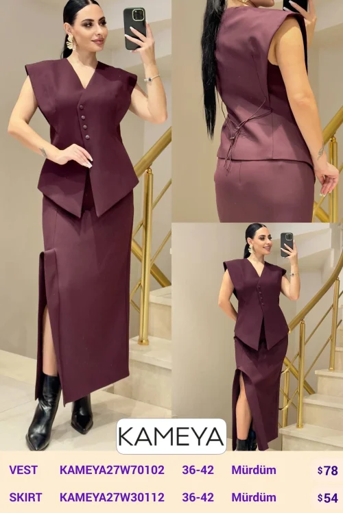 Юбка KAMEYA (Purple, модель KAMEYA27W30112) оптом