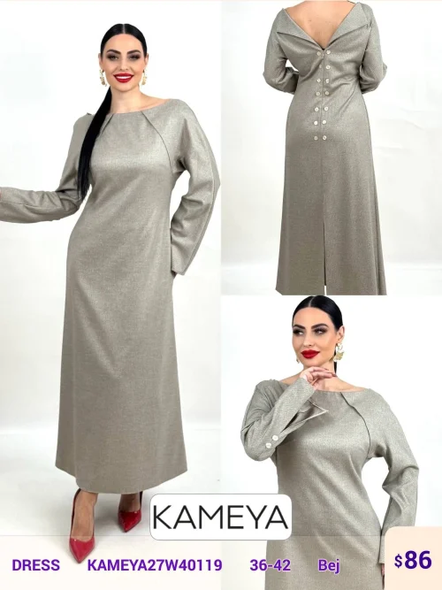 Платье KAMEYA (Beige, модель KAMEYA27W40119) оптом