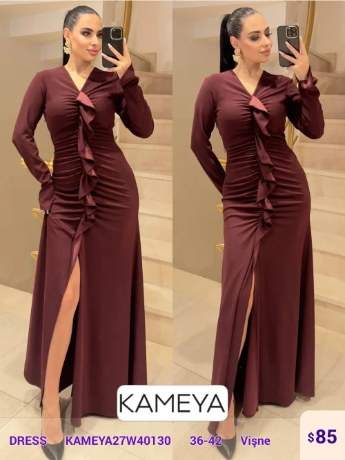 Платье KAMEYA (Wine, модель KAMEYA27W40130) оптом
