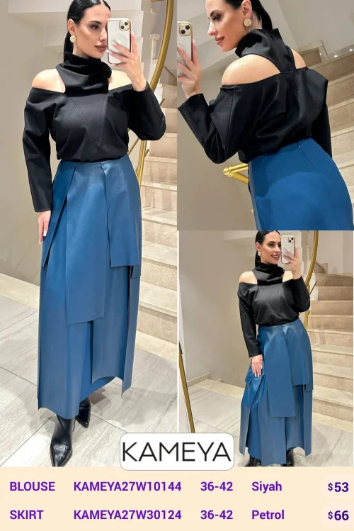 Блузка KAMEYA (Black, модель KAMEYA27W10144) оптом