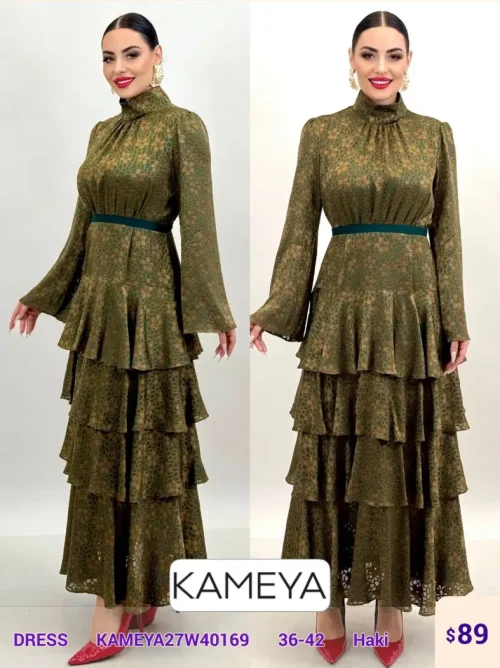 Платье KAMEYA (Olive, модель KAMEYA27W40169) оптом