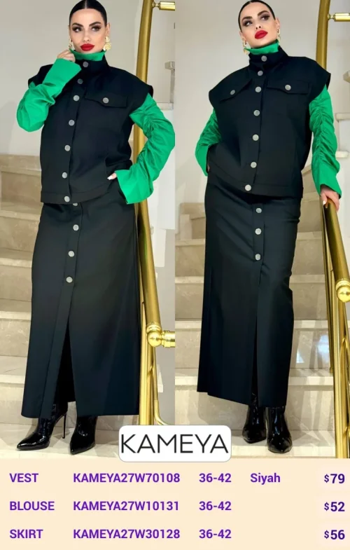 Блузка KAMEYA (Black, модель KAMEYA27W10131) оптом