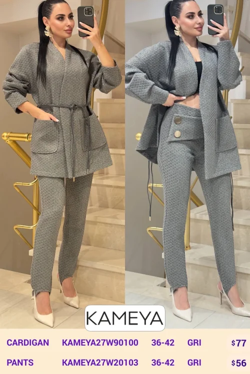 Кардиган KAMEYA (Gray, модель KAMEYA27W90100) оптом