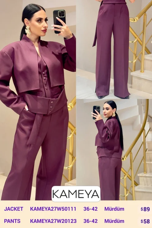Брюки KAMEYA (Purple, модель KAMEYA27W20123) оптом
