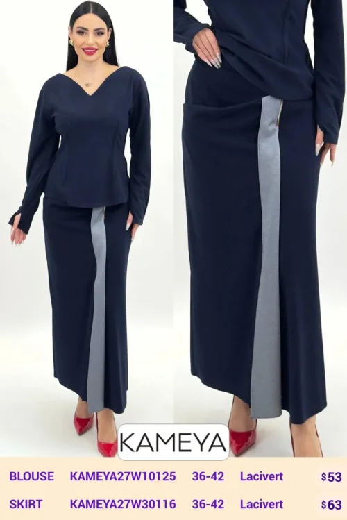 Юбка KAMEYA (Navy, модель KAMEYA27W30116) оптом
