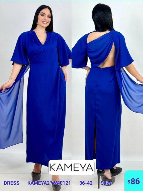 Платье KAMEYA (Синий, модель KAMEYA27W40121) оптом