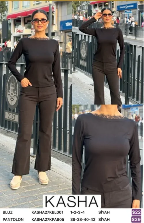 Брюки Kasha (Black, модель KASHA27KPA805) оптом