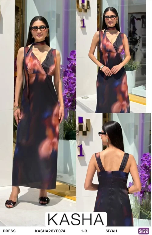 Платье Kasha (Черный, модель KASHA26YE074) оптом