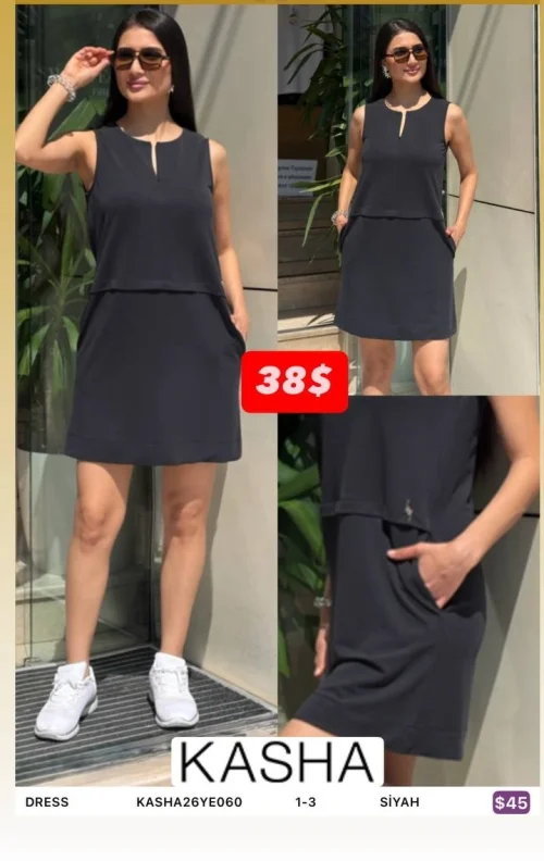 Платье Kasha (Черный, модель KASHA26YE060) оптом