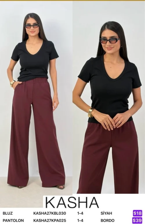 Блузка Kasha (Black, модель KASHA27KBL030) оптом