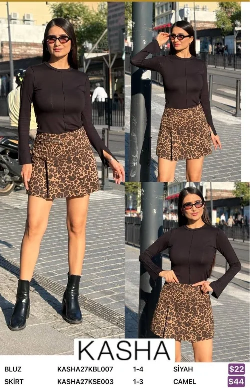 Блузка Kasha (Black, модель KASHA27KBL007) оптом