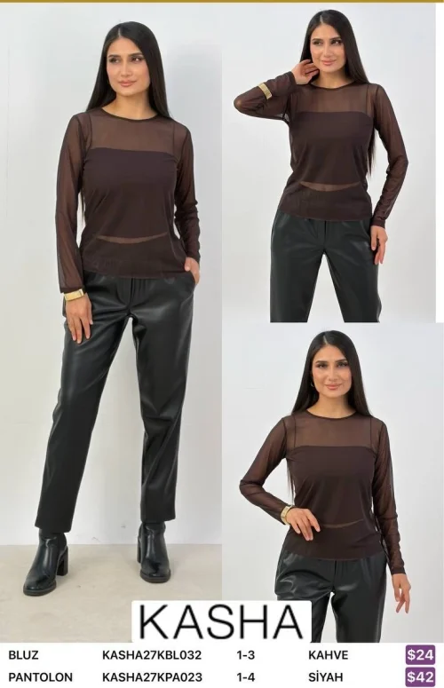 Брюки Kasha (Black, модель KASHA27KPA023) оптом