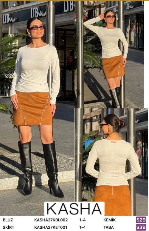 Блузка Kasha (White, модель KASHA27KBL002) оптом
