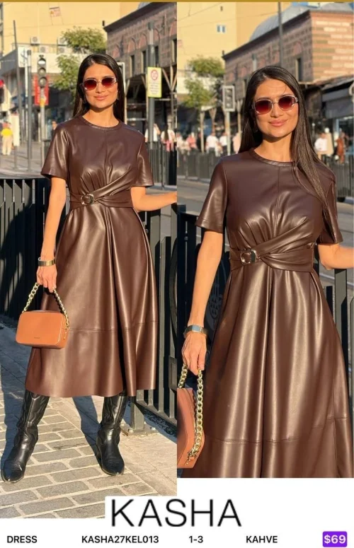 Платье Kasha (Brown, модель KASHA27KEL013) оптом