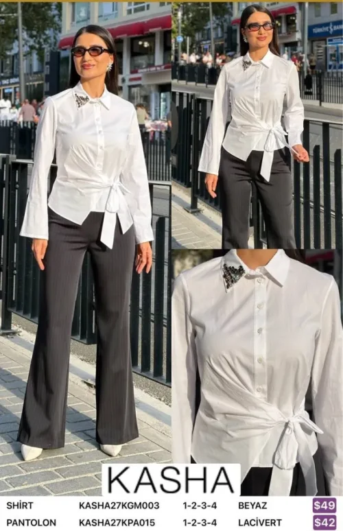 Рубашка Kasha (White, модель KASHA27KGM003) оптом