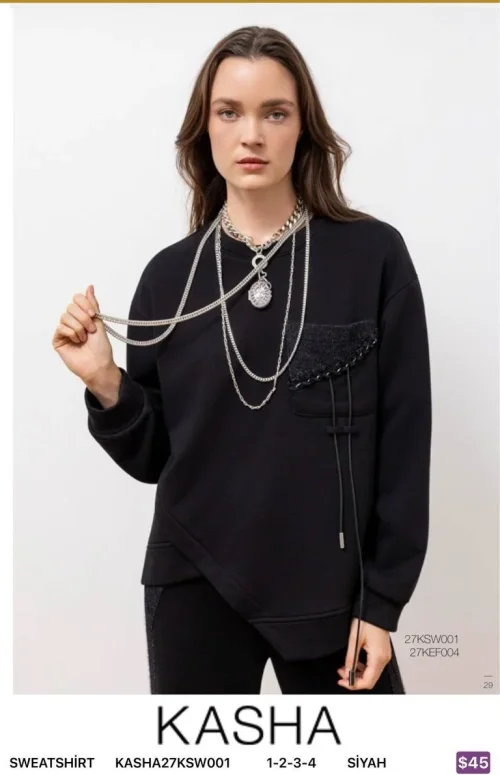 Футболка Kasha (Black, модель KASHA27KSW001) оптом