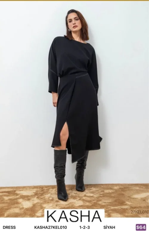 Платье Kasha (Black, модель KASHA27KEL010) оптом