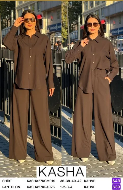 Рубашка Kasha (Brown, модель KASHA27KGM019) оптом
