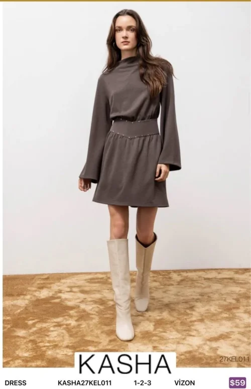 Платье Kasha (Beige, модель KASHA27KEL011) оптом
