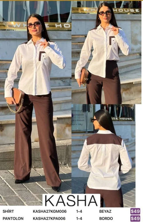 Рубашка Kasha (White, модель KASHA27KGM006) оптом