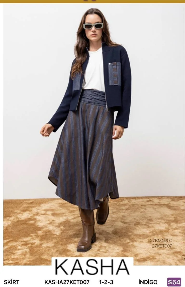 Юбка Kasha (Navy, модель KASHA27KET007) оптом