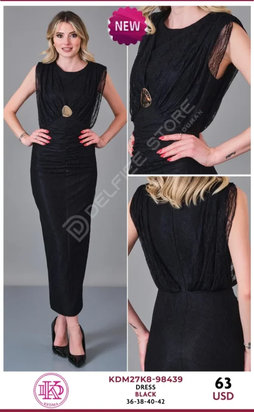 Платье KEDMA (Black, модель KDM27K8-98439) оптом