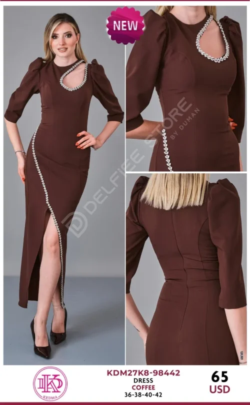 Платье KEDMA (Brown, модель KDM27K8-98442) оптом