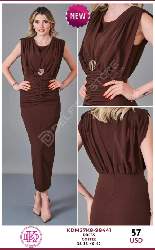 Платье KEDMA (Brown, модель KDM27K8-98441) оптом