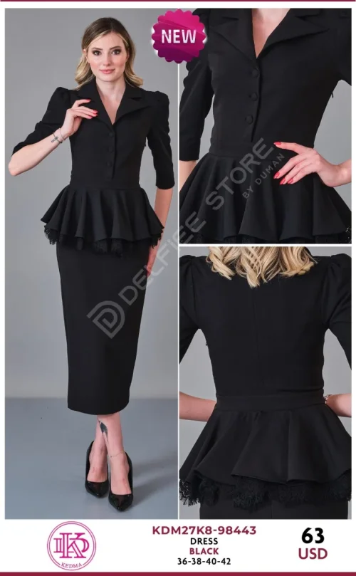 Платье KEDMA (Black, модель KDM27K8-98443) оптом
