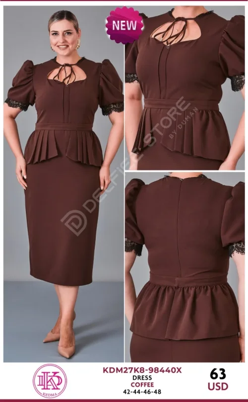 Платье KEDMA (Brown, модель KDM27K8-98440X) оптом