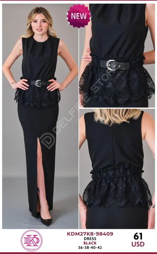 Платье KEDMA (Black, модель KDM27K8-98409) оптом