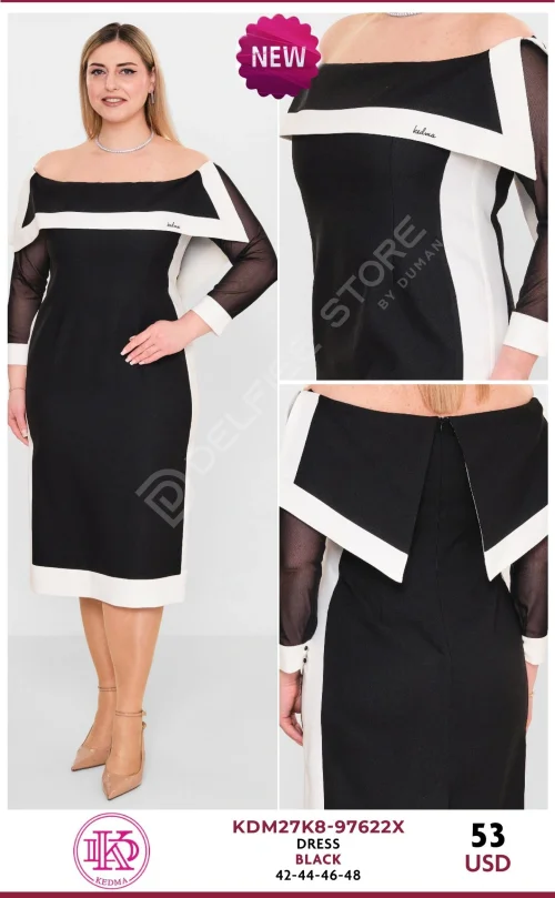 Платье KEDMA (Black, модель KDM27K8-97622X) оптом