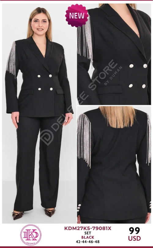Костюмы и комплекты KEDMA (Black, модель KDM27K5-79081X) оптом