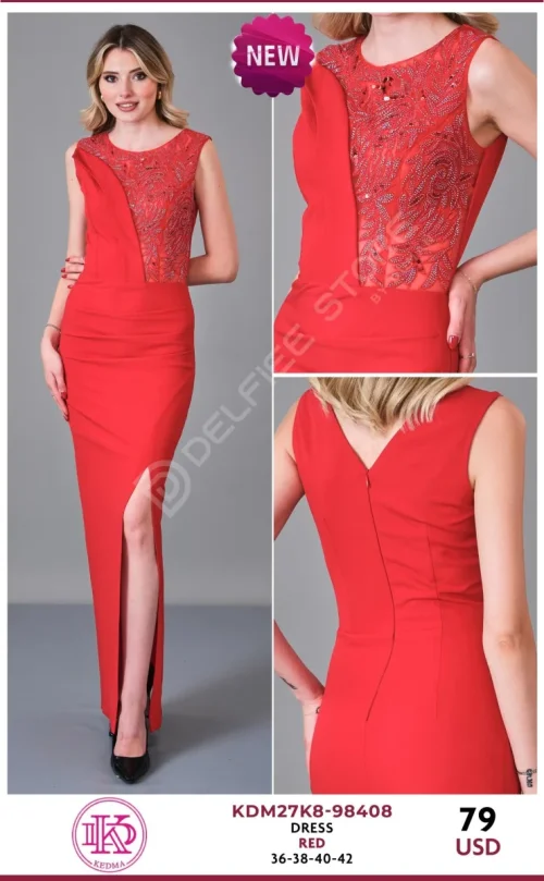 Платье KEDMA (Red, модель KDM27K8-98408) оптом