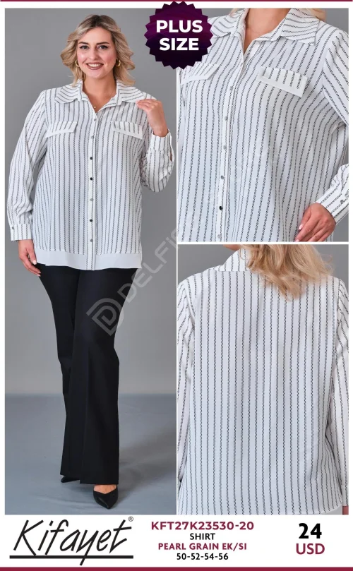 Рубашка KIFAYET (Beige, модель KFT27K23530-20) оптом