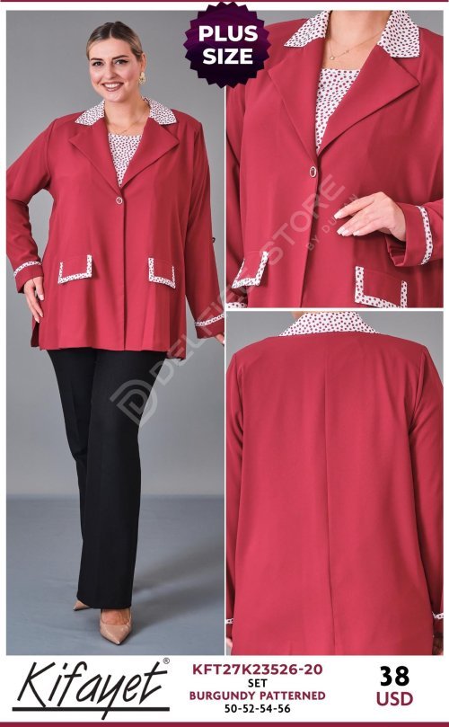 Костюмы и комплекты KIFAYET (Burgundy, модель KFT27K23526-20) оптом