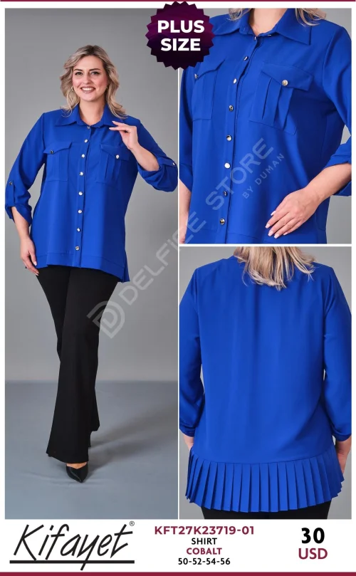 Рубашка KIFAYET (Blue, модель KFT27K23719-01) оптом