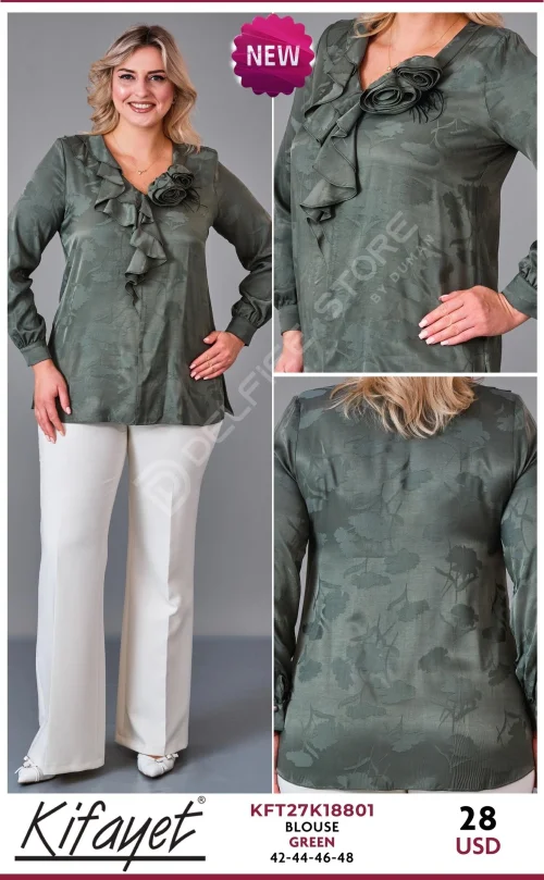 Блузка KIFAYET (Green, модель KFT27K18801) оптом