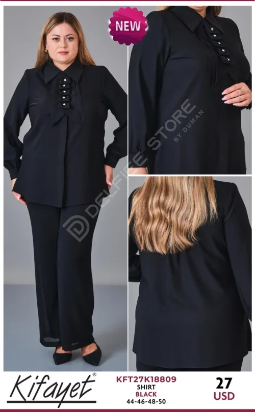 Рубашка KIFAYET (Black, модель KFT27K18809) оптом