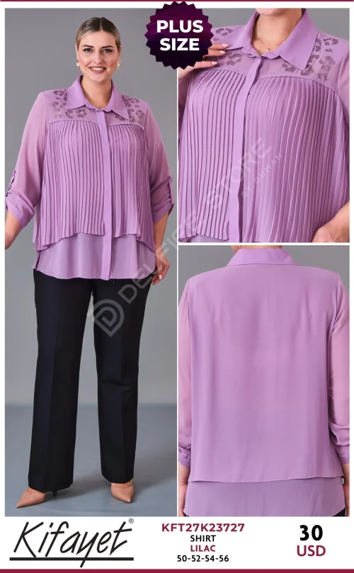 Рубашка KIFAYET (Lilac, модель KFT27K23727) оптом