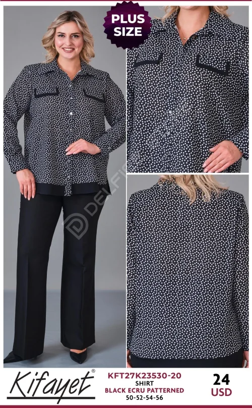 Рубашка KIFAYET (Black, модель KFT27K23530-20) оптом