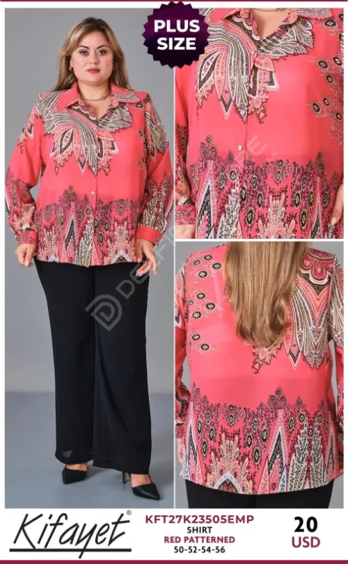Рубашка KIFAYET (Red, модель KFT27K23505EMP) оптом