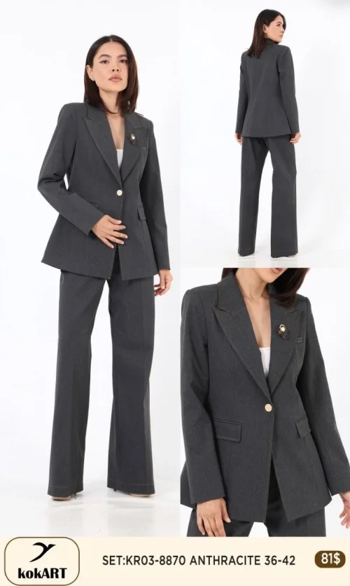 Костюмы и комплекты KOKART (Dark gray, модель KR03-8870) оптом