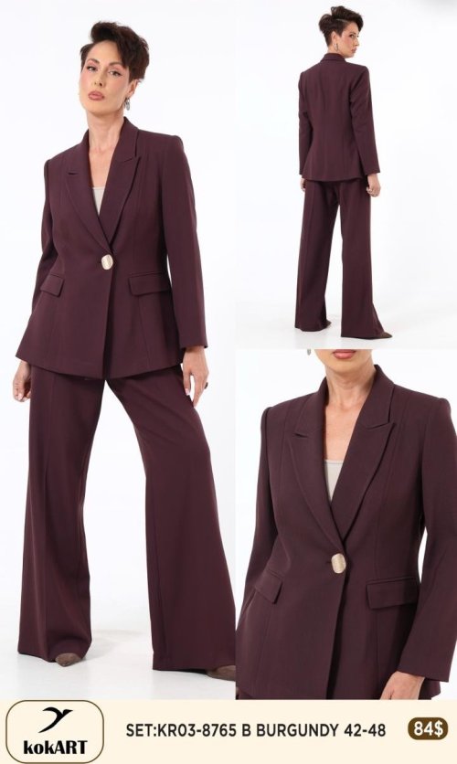 Комплект KOKART (Бордовый, модель KR03-8765) оптом